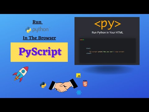 PyScript | Running Python In The Browser 🚀✨❤️ ..... Python meets HTML, CSS