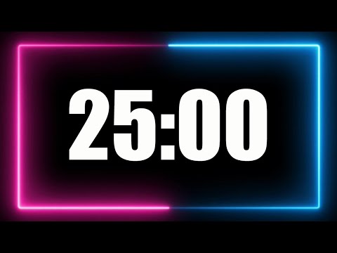 25 Minute Timer with alarm (no music).