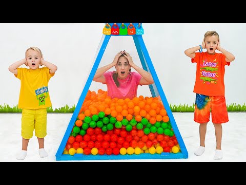 Vlad and Niki Cube Challenge and funny kids stories with Baby Chris