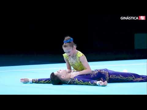 Greece - SILVER - Mixed pair 12-18, Acrobatic Gymnastics World Championships (POR)