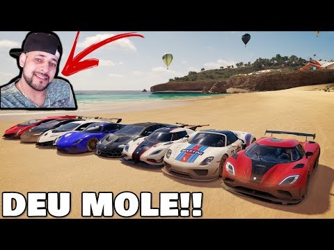 MAICOSOFT FICOU PERDIDO NO MAPA - FORZA HORIZON 3 RACHA EM GOLIAS AO CONTRÁRIO DE CARROS CLASSE X