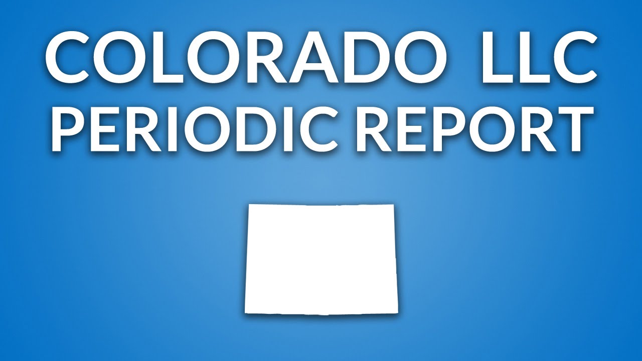 Colorado LLC - Annual Report (Periodic Report)