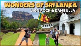 Two WORLD Wonders in ONE Place!? 🌏🌟 Sri Lanka’s LION Rock & Dambulla Cave in Sigiriya