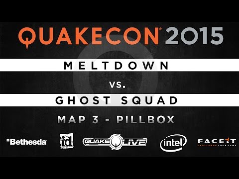 Meltdown vs. Ghost Squad - Map 3 - Pillbox (QUAKECON 2015 CTF)