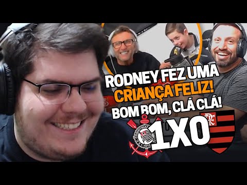 CASIMIRO REAGE: RÁDIO CRAQUE NETO - CORINTHIANS 1X0 FLAMENGO (BRASILEIRÃO 2022) | Cortes do Casimito