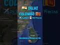 🇮🇳 delhi to colombo 🇱🇰 flight route tracking shortsfeed viralshorts india