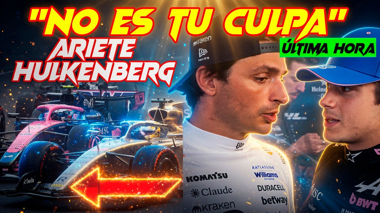 SAINZ EXCULPA TOTALMENTE A COLAPINTO Y FULMINA LAS EXCUSAS DE "ARIETE" HULKENBERG EN MÓNACO