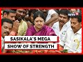 Tamil Nadu News | Sasikala Marches To Jayalalithaa's Memorial With Her Supporters | English News