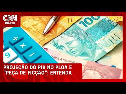 Projeção do PIB no PLOA é “peça de ficção”; veja análise | CNN PRIME TIME