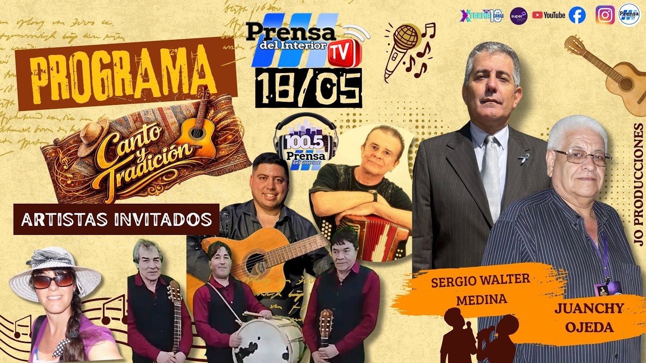 Canto y Tradición EN VIVO: Los Huayras, folklore e historias argentinas
