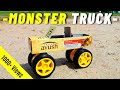 How To Make Monster Truck At Home Easy Toothpaste Box Toys