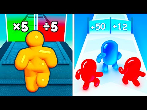 Tall Man Run vs Join Blob Clash 3D |⭐✅❤️✅⭐| All Level Gameplay Android iOS ET2525