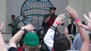 Roger Rekless Freestyle-Rap live beim Splash 15 (2012) [Biergarten]