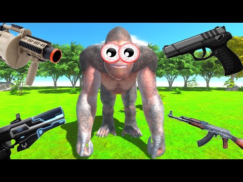 FPS IN THE FOREST OF THE CRAZY UNITS? THREE ATTEMPTS - ANIMAL REVOLT BATTLE SIMULATOR