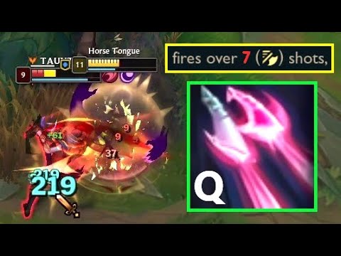 When Aphelios Press Q on 1/7 Rammus...