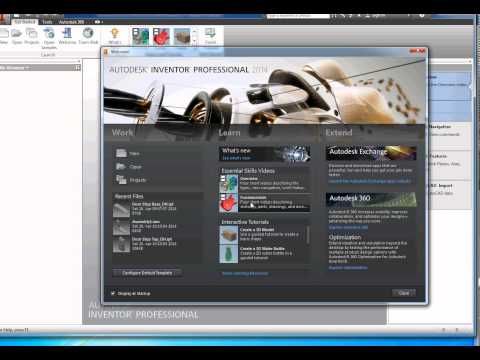 Autodesk Inventor 2014 Basic Setup Tutorial