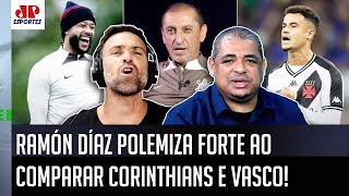 ‘Isso deu muita polêmica: o Ramón Díaz simplesmente falou que o Corinthians e o Vasco…’; olha isso