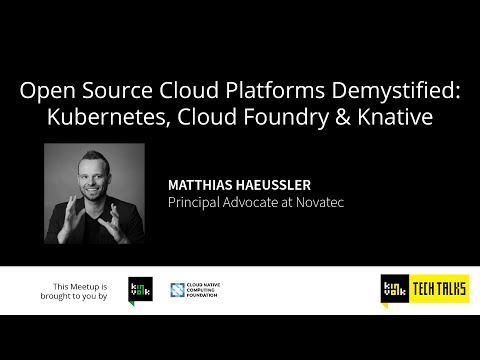 Kinvolk Tech Talk: Open Source Cloud Platforms Demystified with Matthias Haeussler