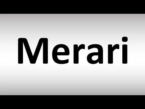 How to Pronounce Merari