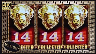 Wow!! 14 gold Heads Collected at MAX BET | Buffalo Gold Collection Slot