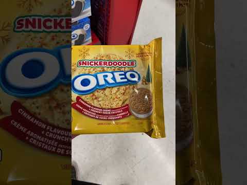 Rare limited edition snickerdoodle oreos