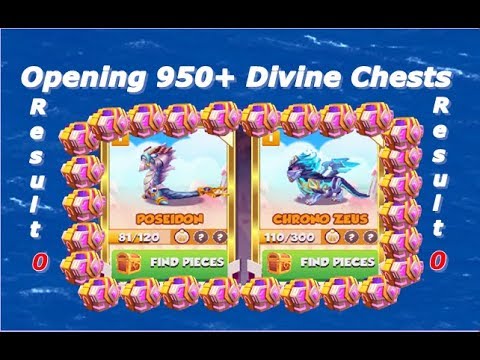 SHOCKING-Opening 950+ Divine chests-Dragon Mania Legends | RESULT = 0 | DML  |HD