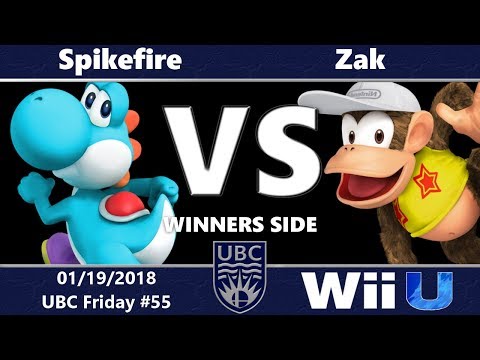 UBC Friday #55: WR3 - Spikefire (Yoshi) vs Zak (Diddy Kong)