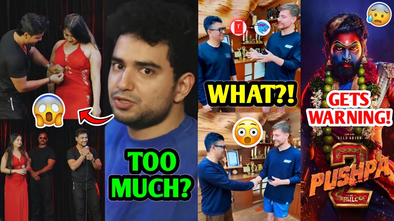 India's got Latent Gone TOO FAR?! 😡| MrBeast & T-Series, Pushpa 2, Ranbir Kapoor, Samay Raina |
