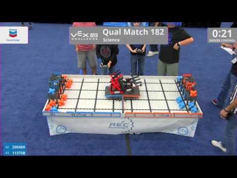 2017 VEXIQ Midd Sci Q182 (20048A 11375B) Score 68