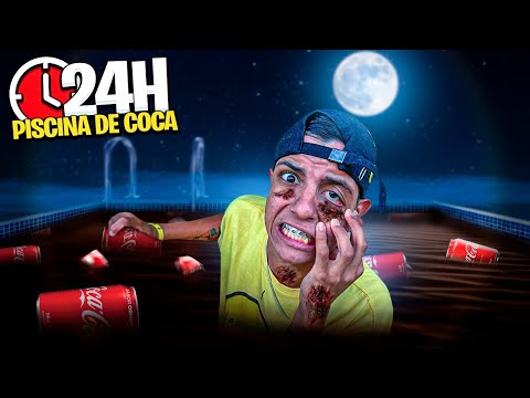 FIZ UMA PISCINA DE COCA COLA GIGANTE *Passei a noite !!!