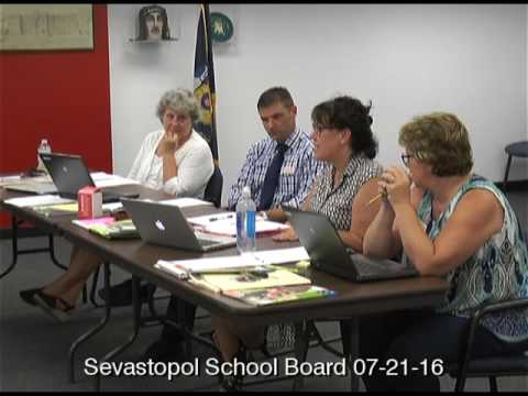 07-21-16 Sevastopol School Board