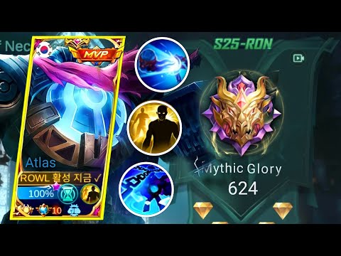 WHEN TOP GLOBAL ATLAS DROPS DEADLY 1 SECOND ULTIMATE COMBO!!! l MLBB