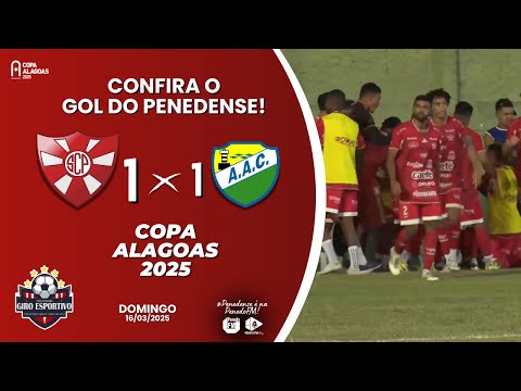 GOL DO PENEDENSE - CORURIPE x PENEDENSE - COPA ALAGOAS 2025 - MELHORES MOMENTOS - PenedoFM 97,3