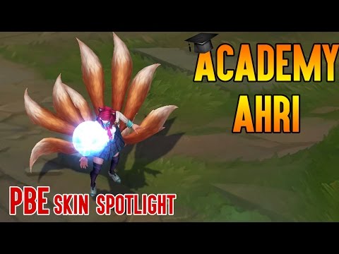 ACADEMY AHRI - NEW SKIN | LUSOR SKIN SPOTLIGHT (PBE)