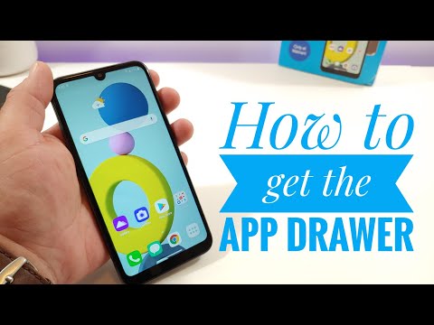 LG Xpression Plus 3 - How to get the app drawer.