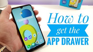 LG Xpression Plus 3 - How to get the app drawer.