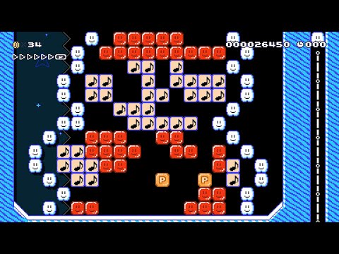 Slippery Winter Journey Speed Run ― Super Mario Maker 2 Best Levels