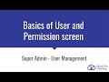 Super Admin User Management Understanding The Basics Of User And Permission Screen
