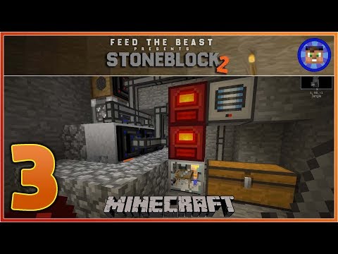 StoneBlock 2 Modpack Ep 3 - Lava Generators