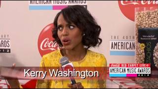 AMA 2012, Kerry Washington, Red Carpet Interview video