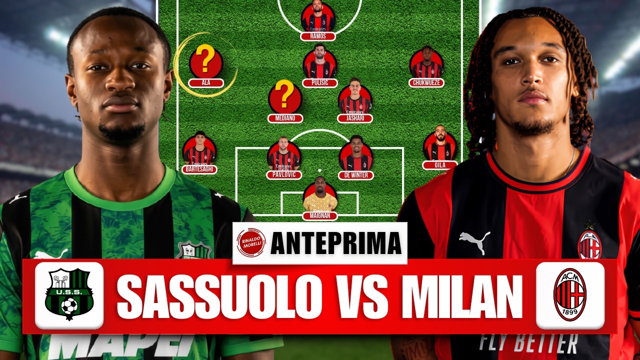 Diego Moreira TITOLARE! Si Torna A 4! | Anteprima SASSUOLO vs MILAN