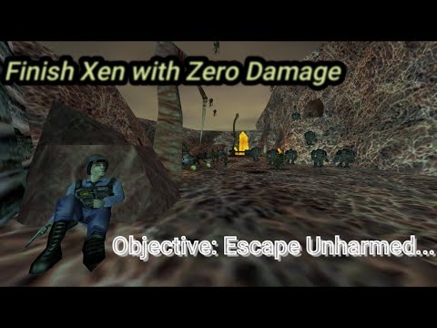 Half-Life Blue Shift: Can I finish Xen without taking damage?