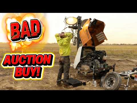 Can We Save This BROKEN Light Tower?