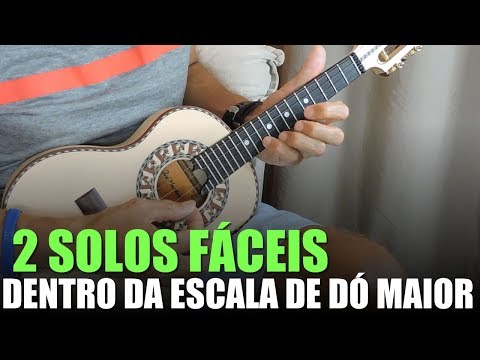 2 Solos Fáceis no Cavaquinho que Estão Dentro da Escala de Dó Maior - Professor Damiro