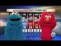Elmo And Cookie Monster Doing Weather