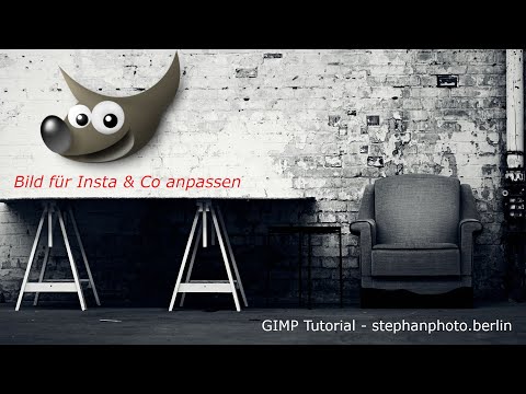GIMP Tutorial - Foto von 3:2 auf das Format 16:9 mit GIMP zuschneiden