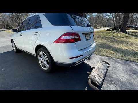 MERCEDES BENZ ML350 MUFFLER DELETE