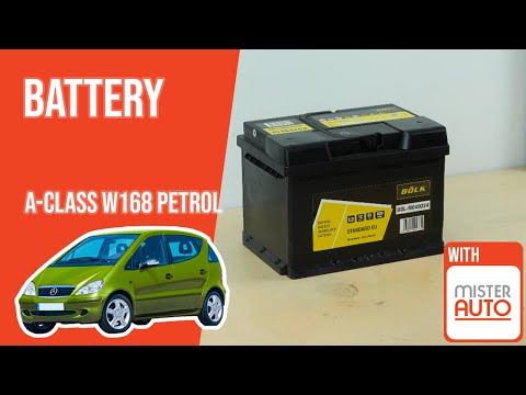 How to replace the car battery A-Class A140 W168 🔋