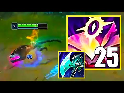 a Really Fed Nidalee on Bot Lane...