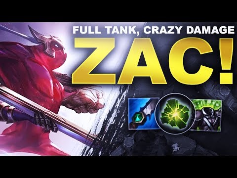 ZAC IS NUTS! SO MUCH DAMAGE AS FULL TANK! | League of Legends